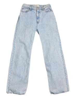 Abercrombie The 90s Relaxed Jean High Rise Light Wash Women's 4S